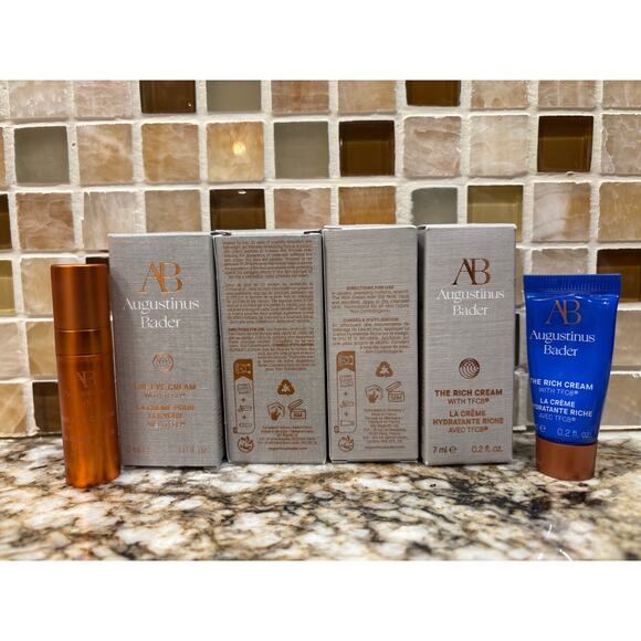 Augustinus Bader Deluxe Sample 4-Piece Value Set (2 Eye Cream & 2 Rich Cream) - Picture 2 of 3